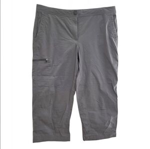 L.L.Bean Cargo Pants Capri Gray Size 12